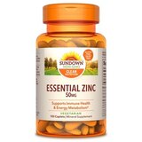 Sundown Essential Zinc Caplets, 50 mg, 100 CT, thumbnail image 1 of 5