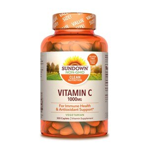 Sundown Naturals Vitamin C Caplets 1000mg, 300 Ct , CVS