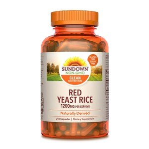 Sundown Naturals Red Yeast Rice 1200 mg, 240CT