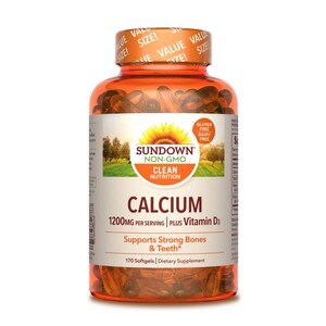 Sundown Naturals Calcium 1200 Plus Vitamin D3 1000 IU Softgels, 170 Ct , CVS