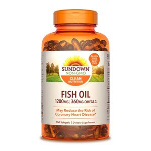 Sundown Naturals Fish Oil Softgels 1200mg