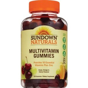 Sundown Naturals - Multivitaminas en gomitas para adultos, 120 u.