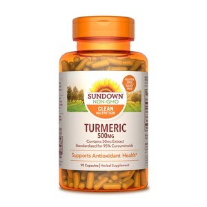 Sundown Naturals - Cúrcuma , 500 mg, 90 u.