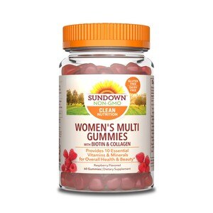  Sundown Naturals Women's Multivitamin with Biotin Gummies, 60CT 