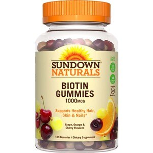 Sundown Naturals Biotin Gummies 1000 mcg, 130CT