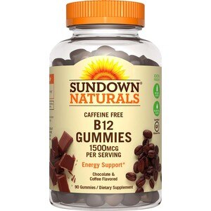 Sundown Naturals Vitamin B-12 Gummies 1500 mcg, 90CT