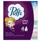 Puffs Ultra Soft Non-Lotion Facial Tissues, 4 ct, thumbnail image 5 of 24