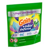 Gain Flings Laundry Detergent Pacs with Odor Defense, Super Fresh HE 3in1 Detergent Pacs with Febreze and Oxi, 16 ct, thumbnail image 2 of 11