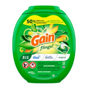 Gain Flings Liquid Laundry Detergent Pacs, 112 Ct , CVS