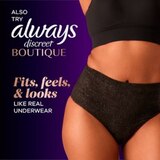 Always Discreet Women's Incontinence and Postpartum Underwear, L, 38 CT, thumbnail image 2 of 11