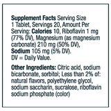 VOOST Magnesium Effervescent Tablets Lemon Lime Flavored, 20 CT, thumbnail image 2 of 17