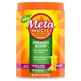 Metamucil Premium Blend Daily Psyllium Fiber Powder, Orange, 30 Servings, thumbnail image 1 of 9
