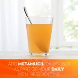 Metamucil Premium Blend Daily Psyllium Fiber Powder, Orange, 30 Servings, thumbnail image 4 of 9