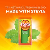 Metamucil Premium Blend Daily Psyllium Fiber Powder, Orange, 30 Servings, thumbnail image 5 of 9