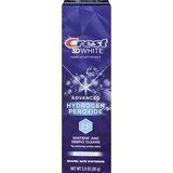 Crest 3D White Advanced Hydrogen Peroxide Whitening Toothpaste, Fresh Mint, 3 OZ, thumbnail image 1 of 4