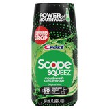 Scope Squeez Mouthwash Concentrate, 50mL Makes up to 50 Uses, Original Mint, thumbnail image 2 of 9