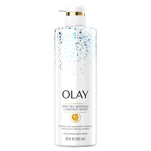 Olay Exfoliating & Hydrating Body Wash With Deep Sea Minerals, Coconut Water, And Vitamin B3 20 Oz , CVS