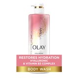 Olay Cleansing & Nourishing Body Wash with Vitamin B3 and Hyaluronic Acid, 20 oz, thumbnail image 5 of 9