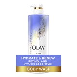 Olay Cleansing & Renewing Nighttime Body Wash with Vitamin B3 and Retinol, 20 oz, thumbnail image 3 of 9