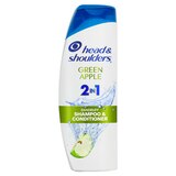 Head & Shoulders Green Apple 2-in 1 Dandruff Shampoo & Conditioner, 12.5 OZ, thumbnail image 1 of 10
