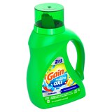 Gain Ultra Oxi Liquid Laundry Detergent, Waterfall Delight Scent, 2-in-1, HE Compatible,  32 loads, 46 fl oz, thumbnail image 2 of 8