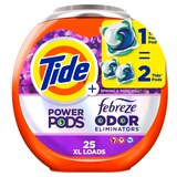 Tide Power Pods Laundry Detergent Pacs with Febreze, Spring & Renewal Scent, 25 ct, thumbnail image 1 of 11