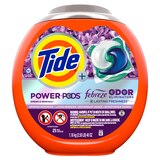 Tide Power Pods Laundry Detergent Pacs with Febreze, Spring & Renewal Scent, 25 ct, thumbnail image 4 of 11