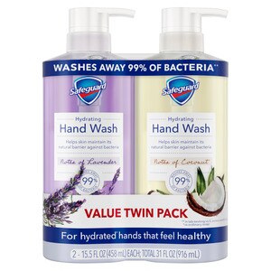 Safeguard Hand Wash Twin Pack, 15.5 Oz, Notes Of Lavender & Notes Of Coconut , CVS
