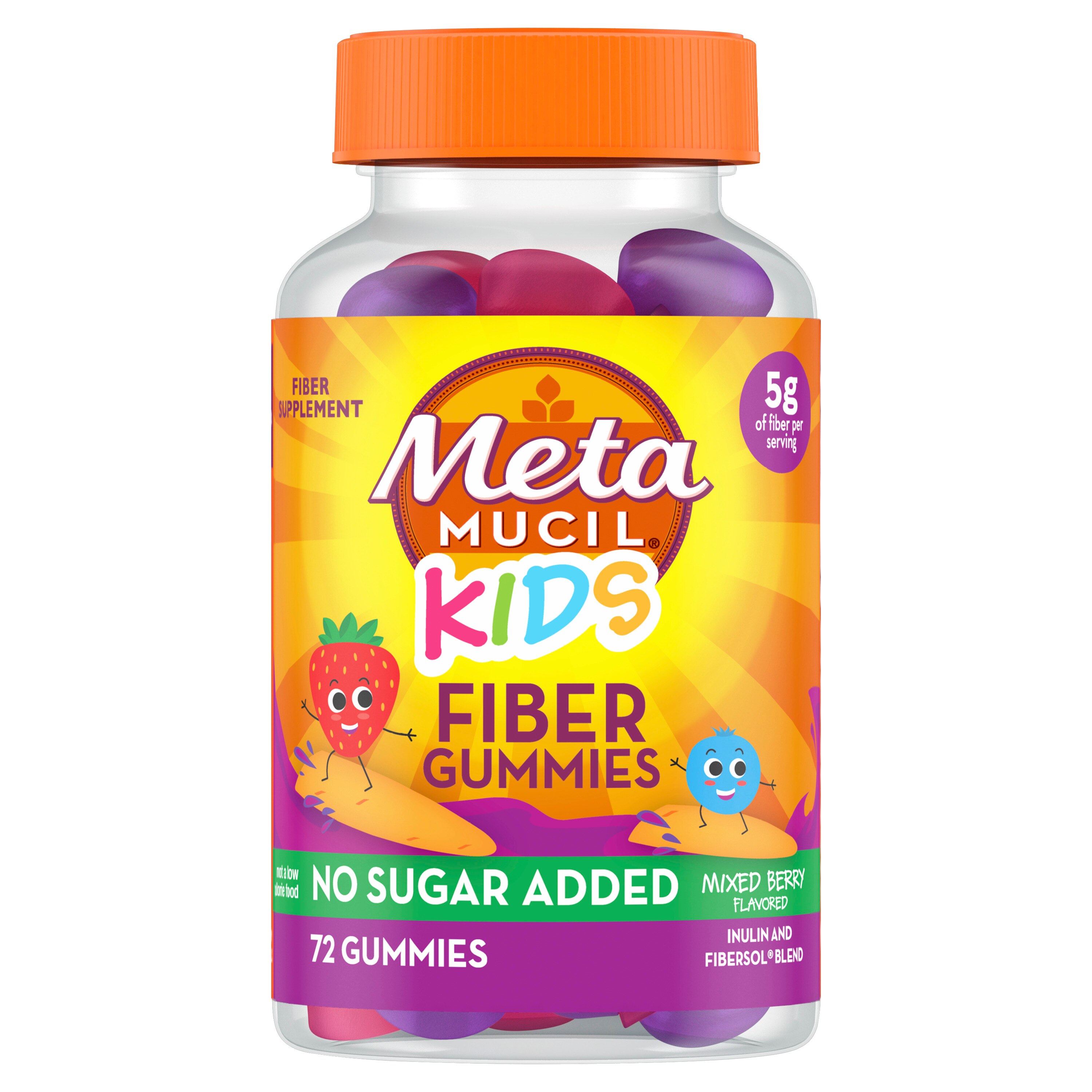 Metamucil Kids Fiber Supplement Gummies, 72 Ct , CVS