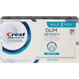 Crest Pro Health Gum Detoxify Deep Clean Toothpaste, 4.8 OZ, 2 CT, thumbnail image 1 of 4