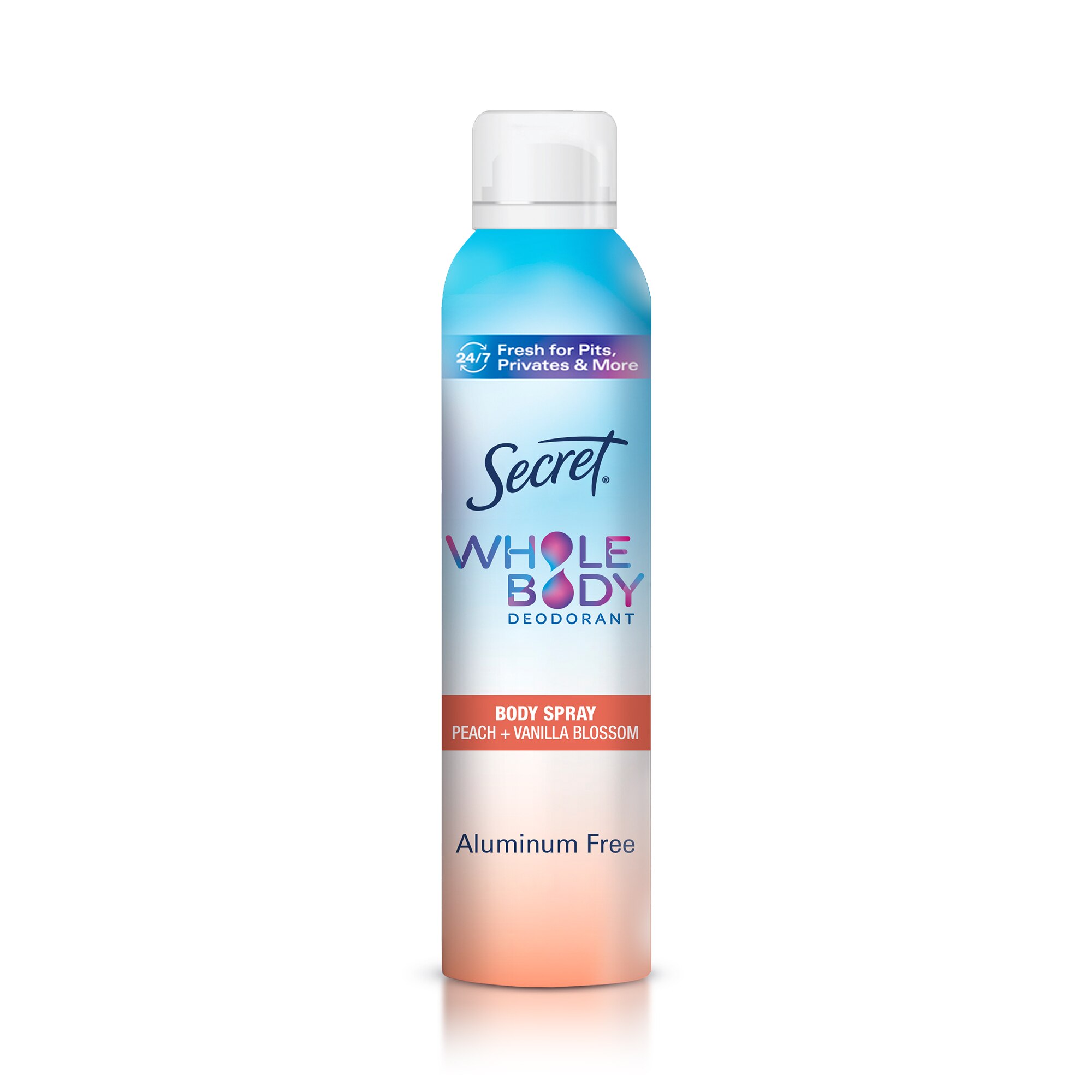 Secret Whole Body Deodorant Spray, Peach & Vanilla, 3.5 Oz , CVS