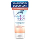 Secret Whole Body Cream, Peach & Vanilla Blossom, 3 OZ, thumbnail image 1 of 3