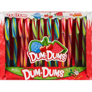 Dum Dums Canes 3 Flavor Assortment, 12 Ct, 5.3 Oz , CVS