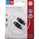 GE RCA Extension Adapter, Allows You To Connect Two Cables With RCA Plugs Together To Extend Lenth, thumbnail image 1 of 2