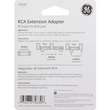 GE RCA Extension Adapter, Allows You To Connect Two Cables With RCA Plugs Together To Extend Lenth, thumbnail image 2 of 2