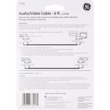 GE  Audio/Video Cable, 6', thumbnail image 3 of 3