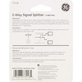 GE 2-Way Signal Splitter, thumbnail image 2 of 2