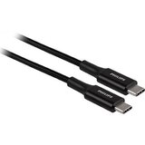 Philips Elite USB-C to USB-C Cable, 6 ft, Braided, Black, thumbnail image 3 of 3