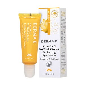 DERMA E Vitamin C No Dark Circle Perfecting Eye Cream, 0.5 OZ