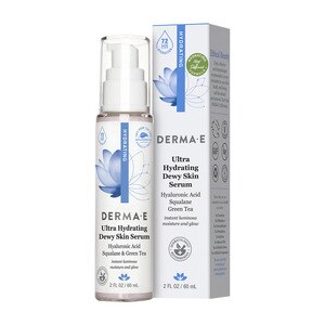 DERMA E Ultra Hydrating Dewy Skin Serum with Hyaluronic Acid, 2 OZ