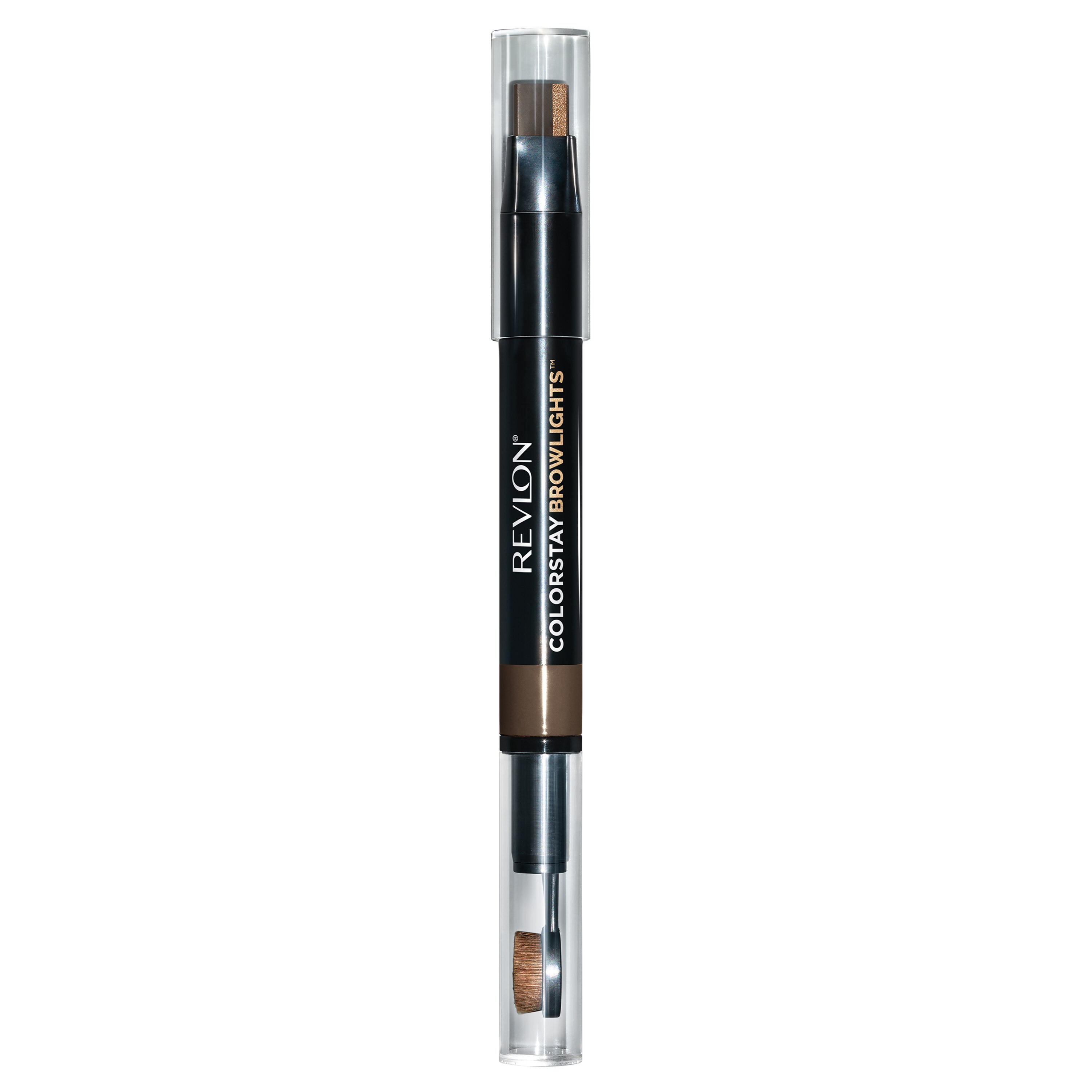 Revlon Colorstay Browlights Pencil, Eyebrow Pencil And Brow Highlighter, Dark Brown - 0.038 Oz , CVS
