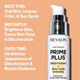 Revlon Photoready Prime Plus Brightening + Skin Tone Evening Makeup and Skincare Primer, thumbnail image 4 of 8