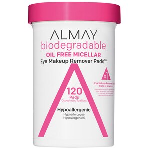 Almay Biodegradable Micellar Eye Makeup Remover Pads, 120 Ct , CVS