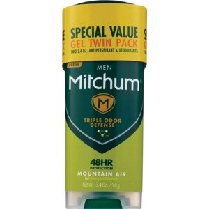  Mitchum Gel Mountain Air, 3.4 OZ, Twinpack 