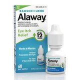 Bauch & Lomb Alaway Eye Itch Relief Drops, 0.34 fl oz, thumbnail image 1 of 4