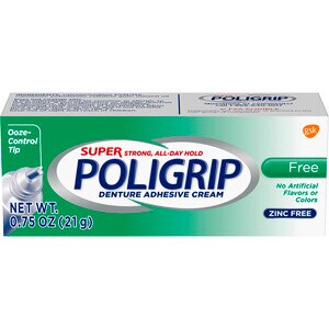 Super Poligrip Free Travel Size, 0.75-Ounce Package