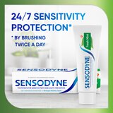 Sensodyne Toothpaste for Sensitive Teeth and Cavity Protection, Fresh Mint, thumbnail image 5 of 9