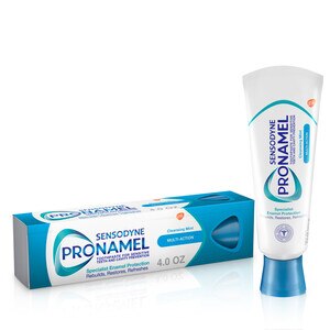 Sensodyne Pronamel Multi-Action Toothpaste For Sensitive Teeth And Cavity Protection, Cleansing Mint, 4 Oz , CVS