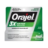Orajel 3X Extra Strength Gum Pain Gel, 0.42 OZ, thumbnail image 1 of 1