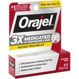 Orajel 3X Medicated For Toothache & Gum Gel, .25 OZ, thumbnail image 3 of 9